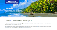 Desktop Screenshot of costarica-travelguide.com